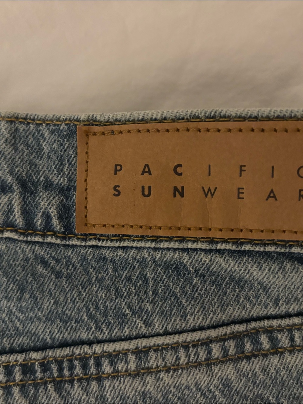 PacSun  Low Rise Straight Light Blue Denim Jeans